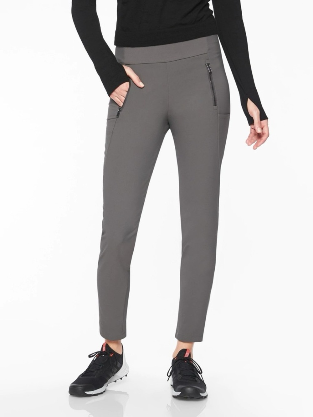 Athleta Headlands Hybrid Tight in Grey